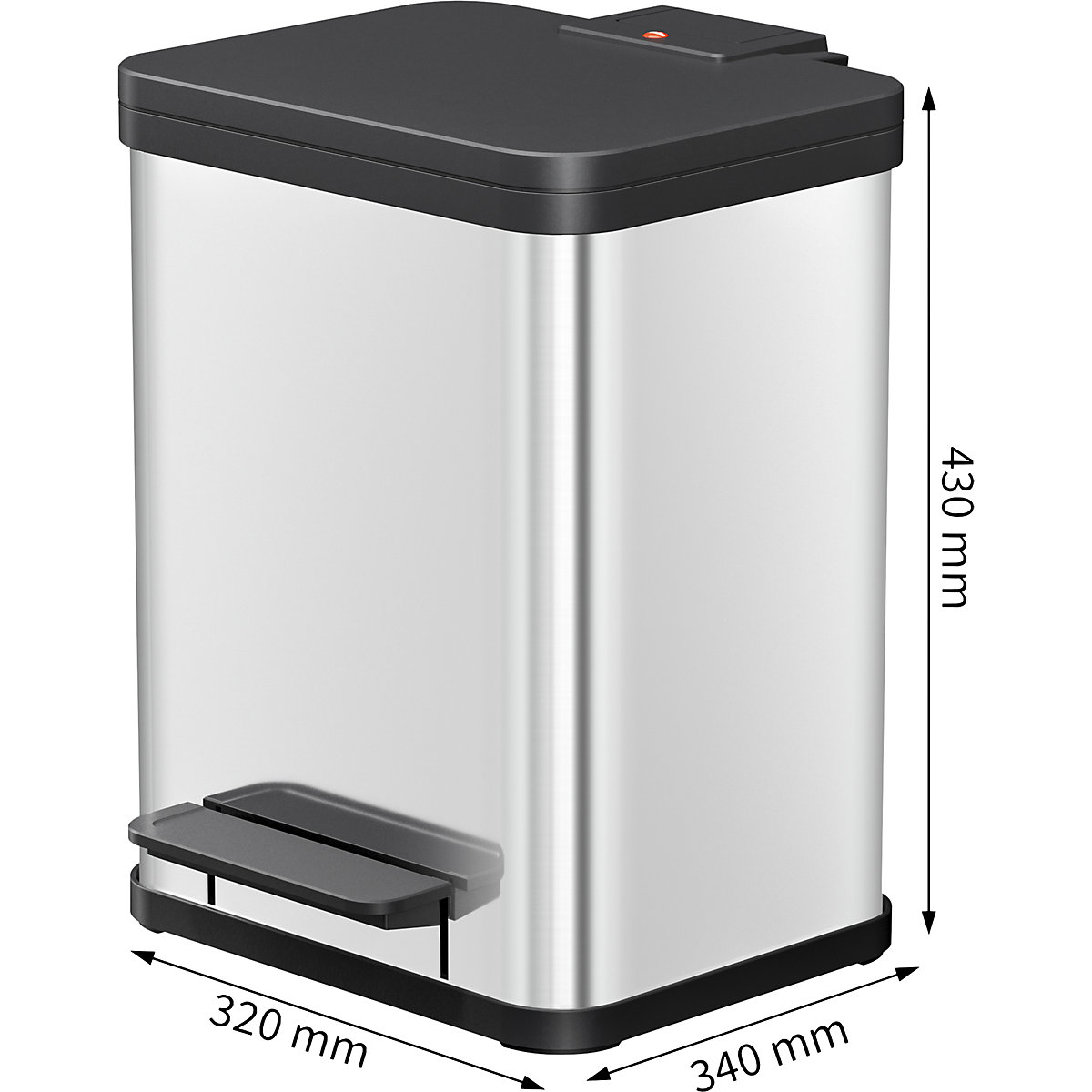 Eco waste collector with pedal – Hailo (Product illustration 5)-4