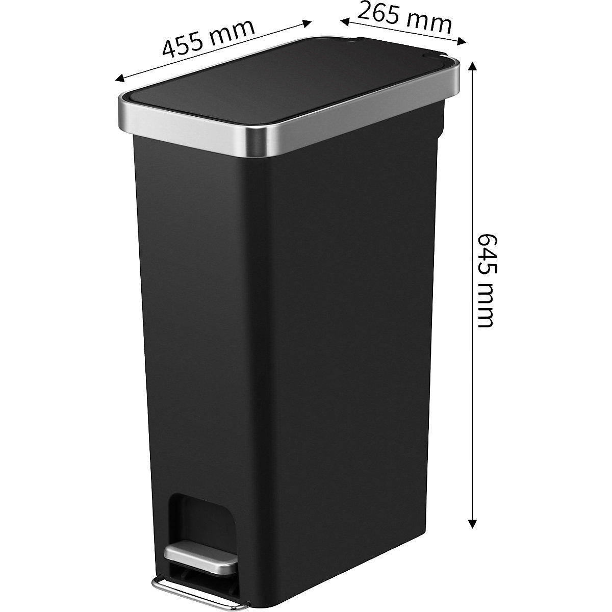 Hana Slim pedal bin – EKO (Product illustration 13)-12