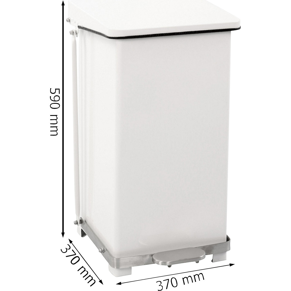 Industrial pedal bin (Product illustration 13)-12