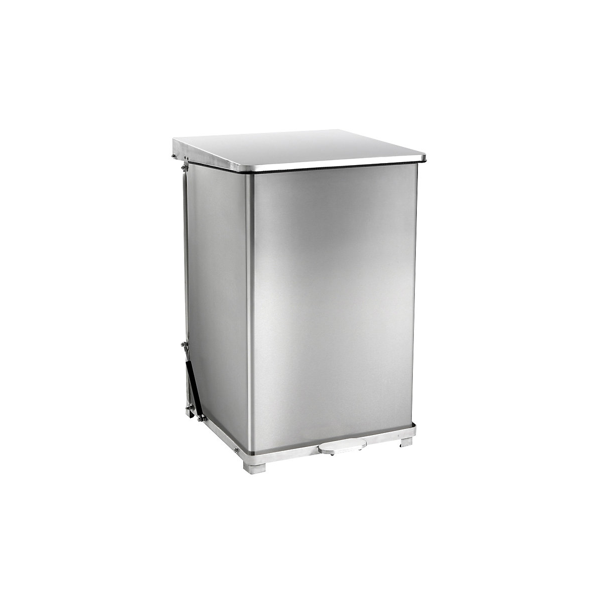 Industrial pedal bin, stainless steel, capacity 152 l, HxWxD 780 x 535 x 538 mm-1