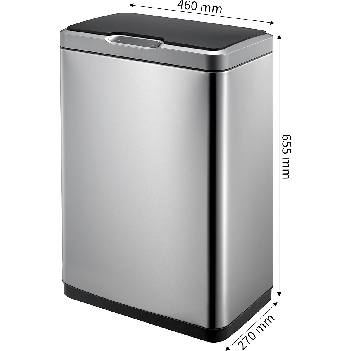 Sensor operated waste collector, wide opening (Product illustration 4)-3