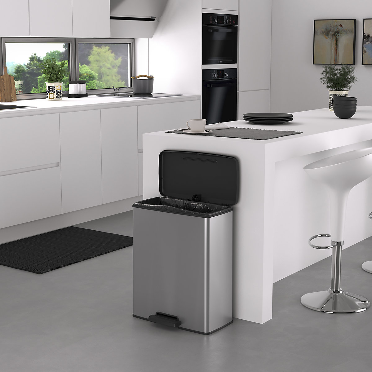 Slim pedal bin (Product illustration 6)-5