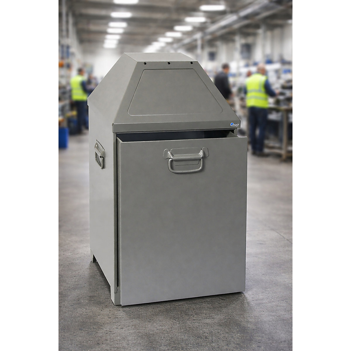 Waste collector, 80 L, fire retardant (Product illustration 2)-1