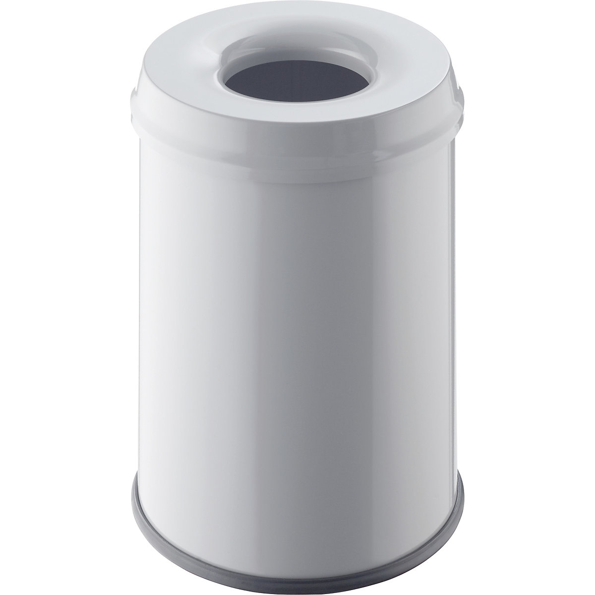 Safety paper bin, steel, flame retardant - helit