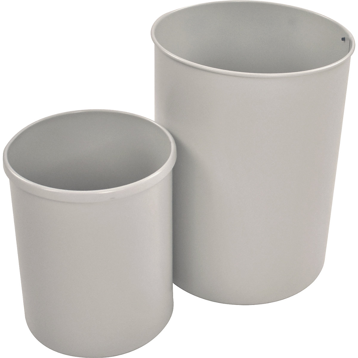 Waste paper bin, steel, round (Product illustration 3)-2