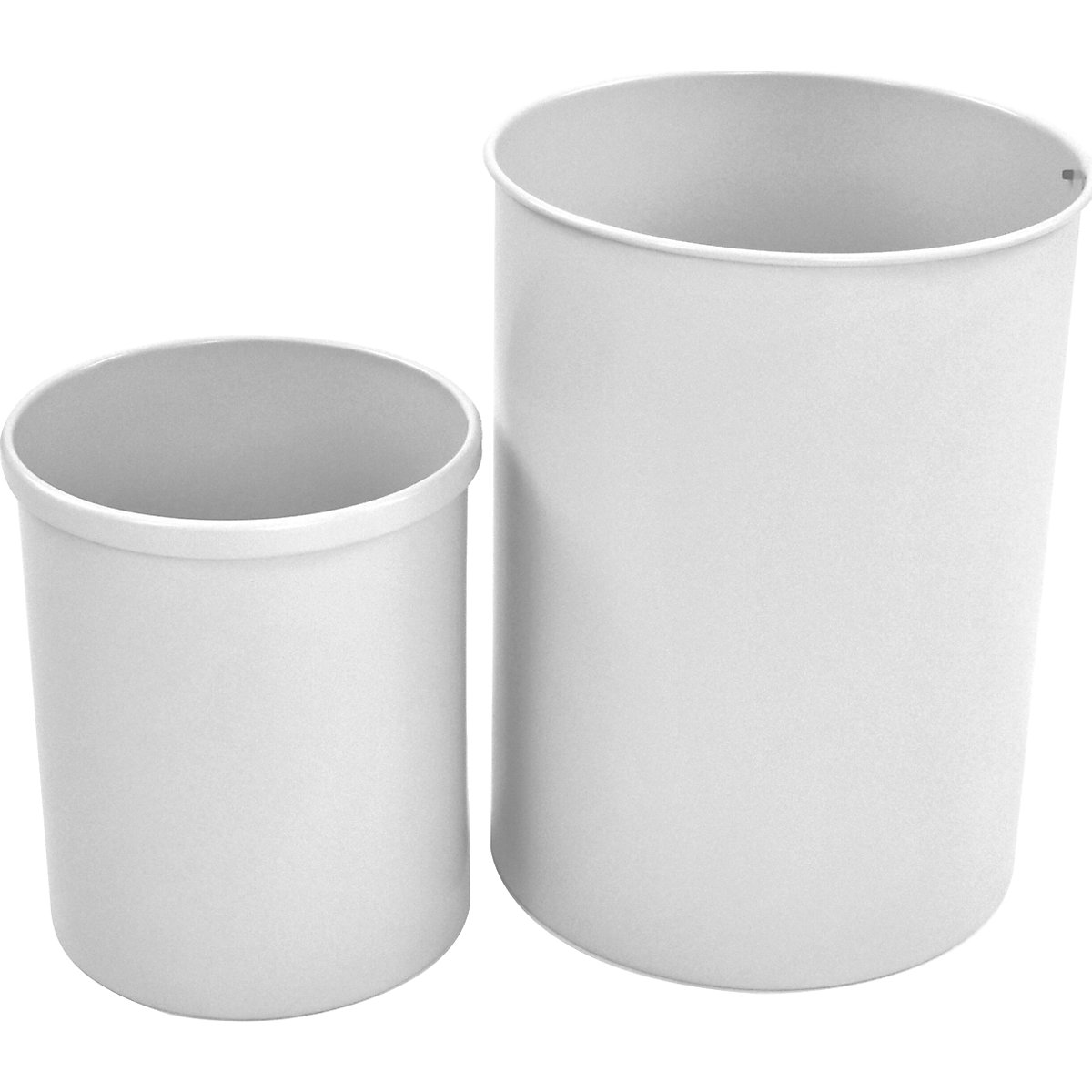 Waste paper bin, steel, round (Product illustration 3)-2