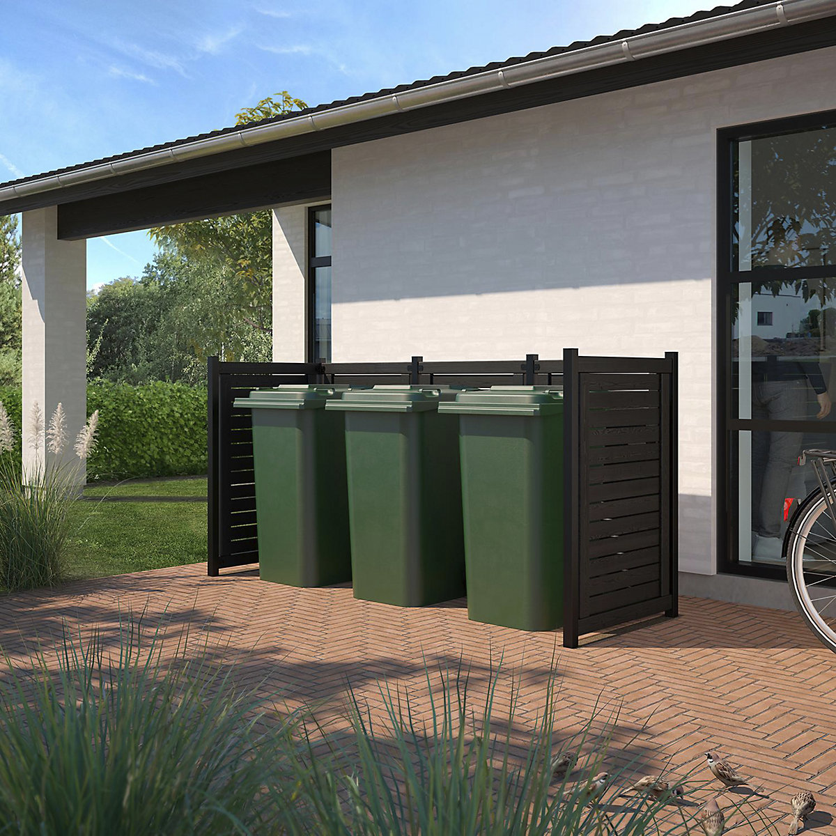 Waste bin enclosure Lund (Product illustration 2)-1
