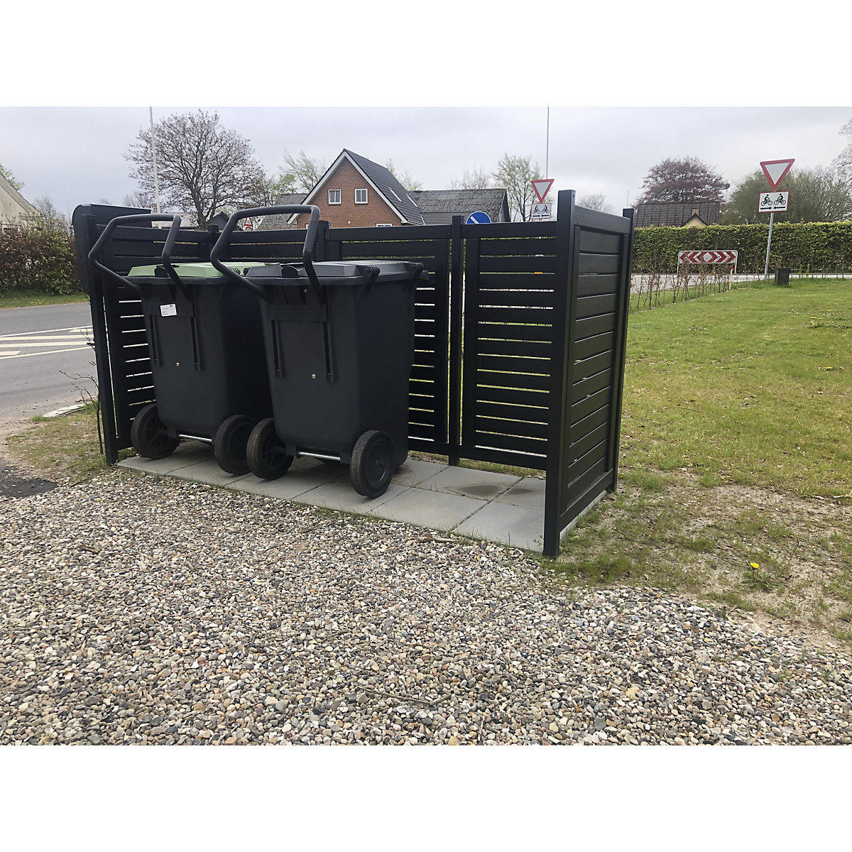Waste bin enclosure Lund (Product illustration 4)-3