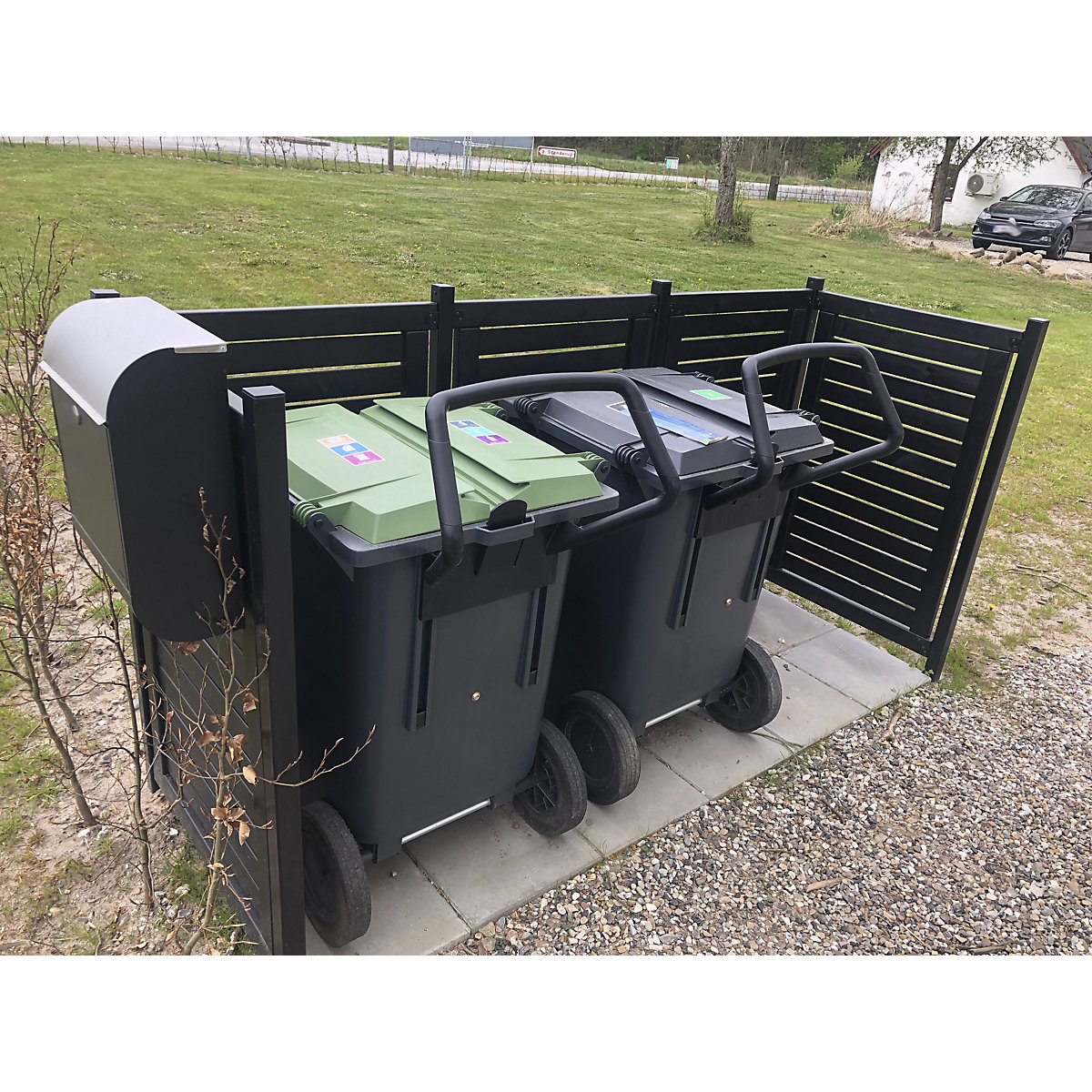 Waste bin enclosure Lund (Product illustration 5)-4