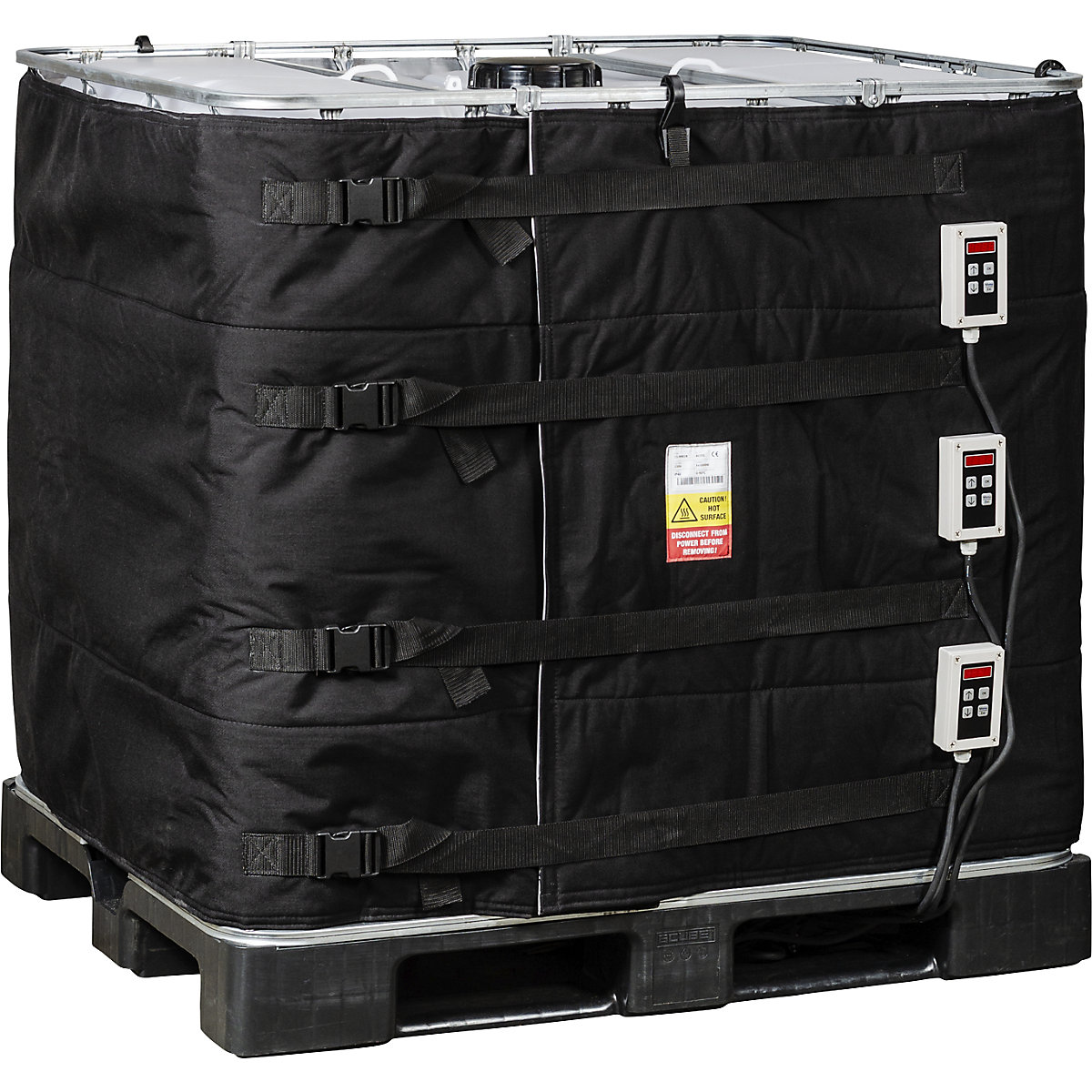 Enveloppe chauffante pour cubitainer IBC