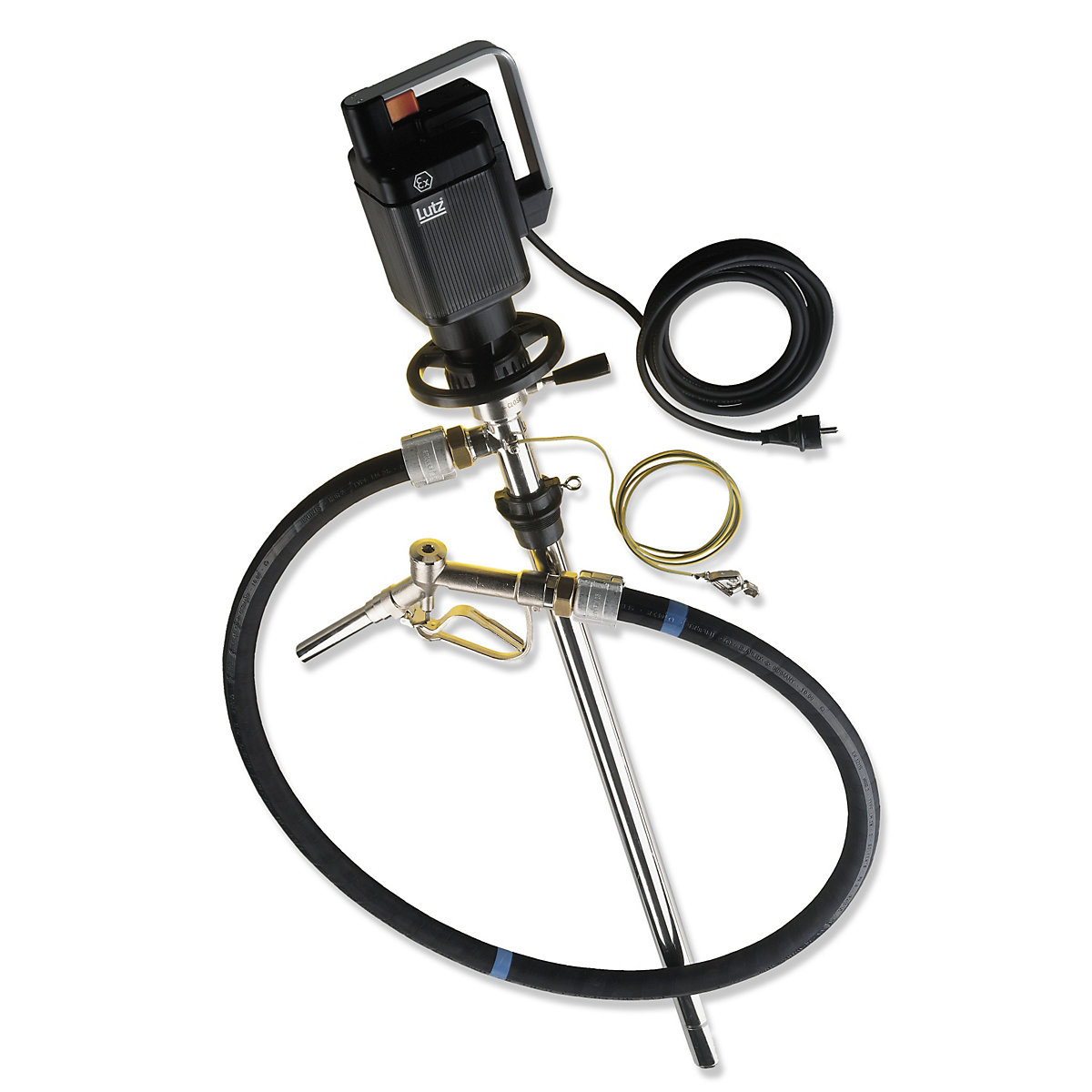 Kit de pompe électrique vide-fûts &ndash; Lutz