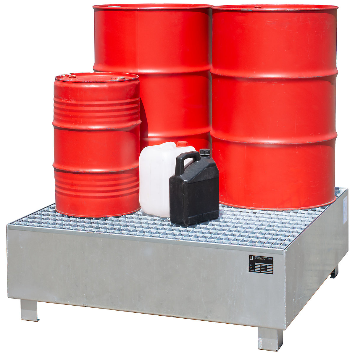 Cuve de rétention en acier – eurokraft pro (Illustration du produit 2)-1