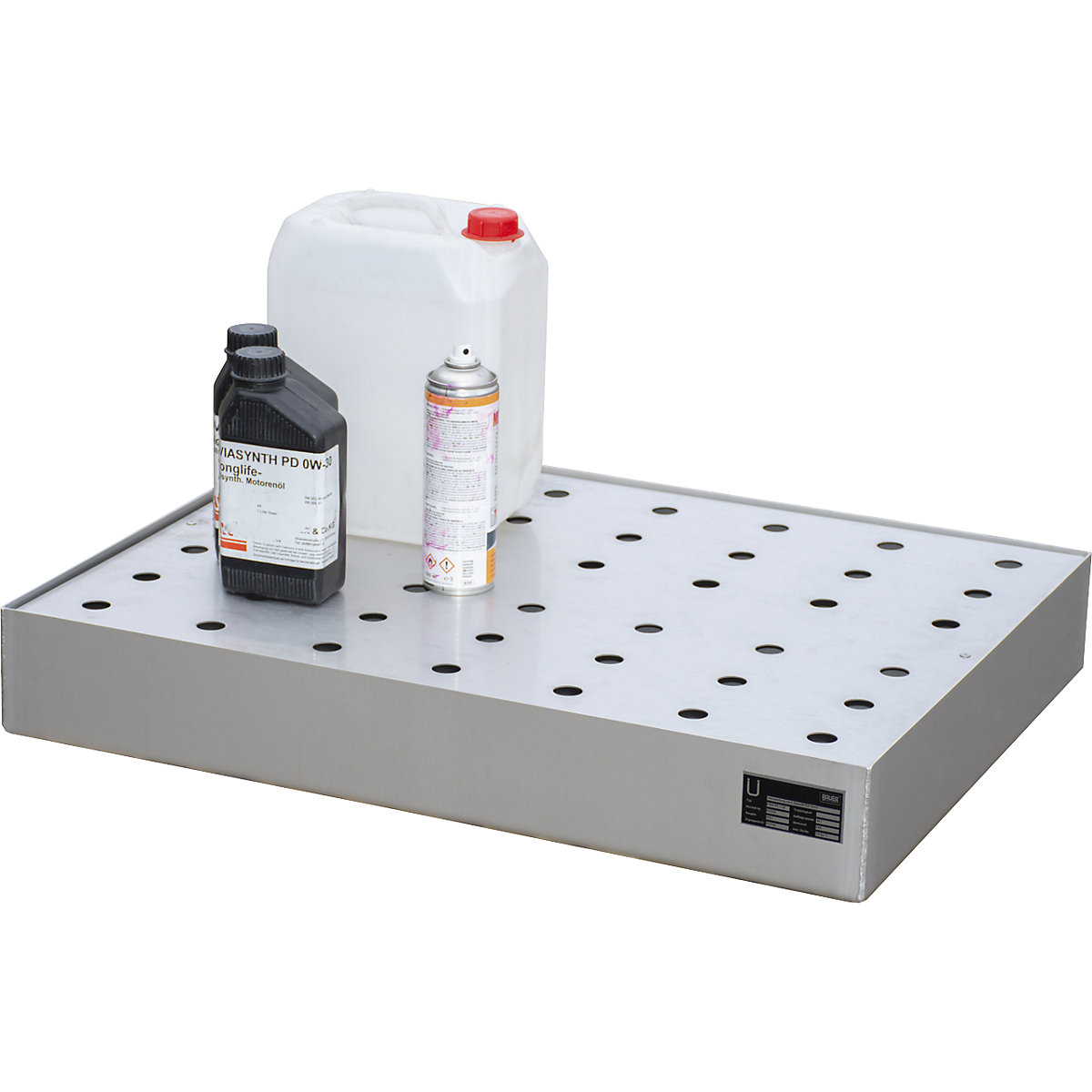 Cuve de rétention pour bidons, pour palettes – eurokraft pro (Illustration du produit 5)-4