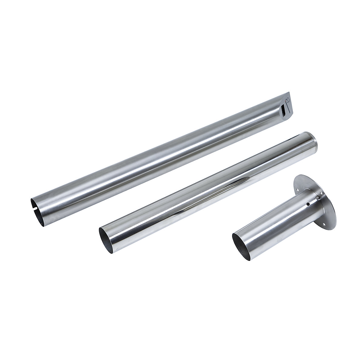 Cendrier sur pied en inox – eurokraft pro (Illustration du produit 5)-4