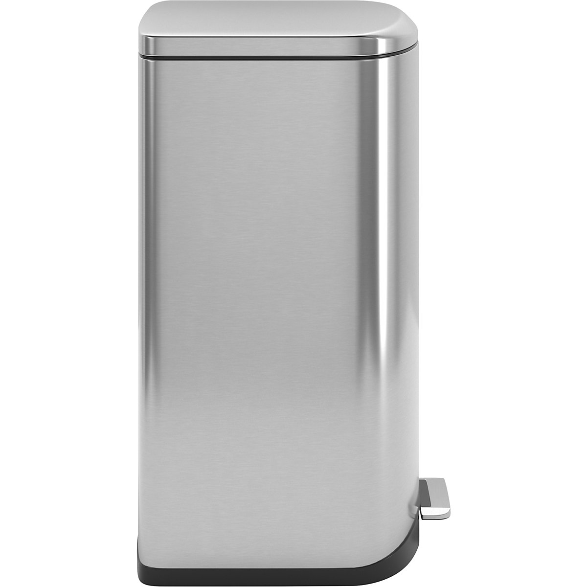Collecteur de déchets à pédale, en inox – EKO (Illustration du produit 5)-4