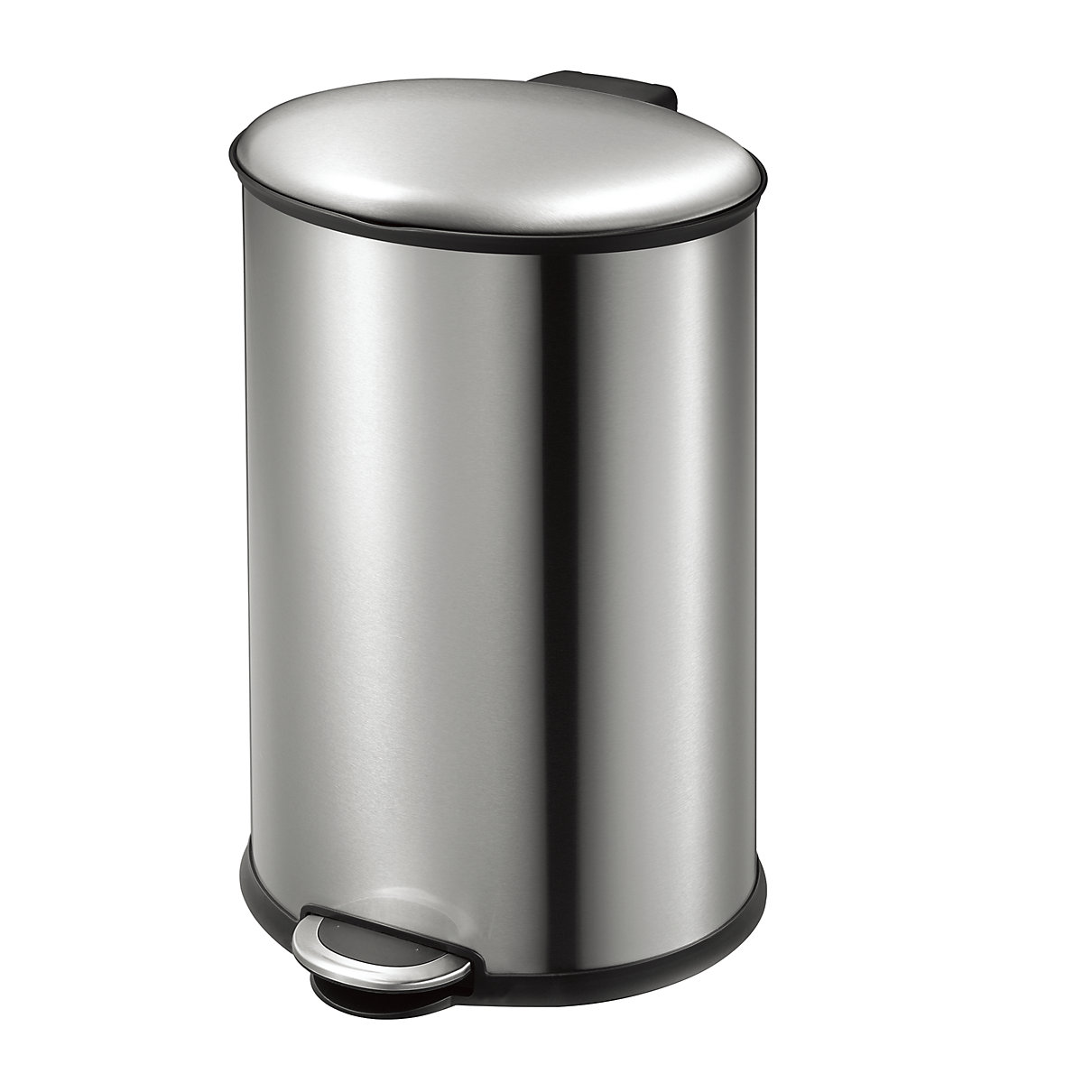 Collecteur de déchets à pédale, ovale – EKO (Illustration du produit 2)-1