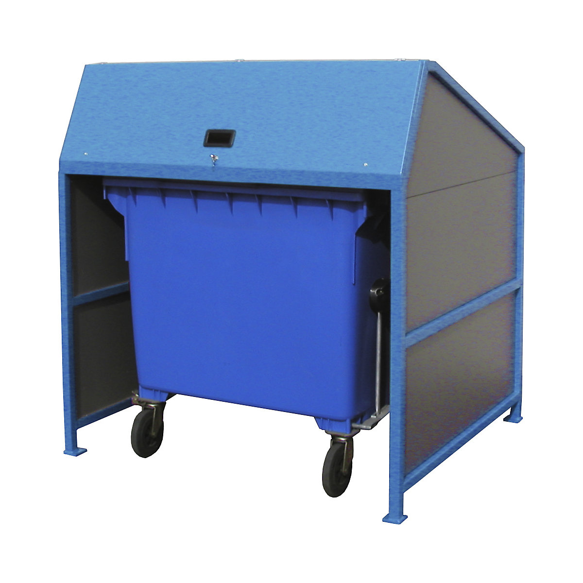 Abri pour poubelles – eurokraft pro (Illustration du produit 3)-2