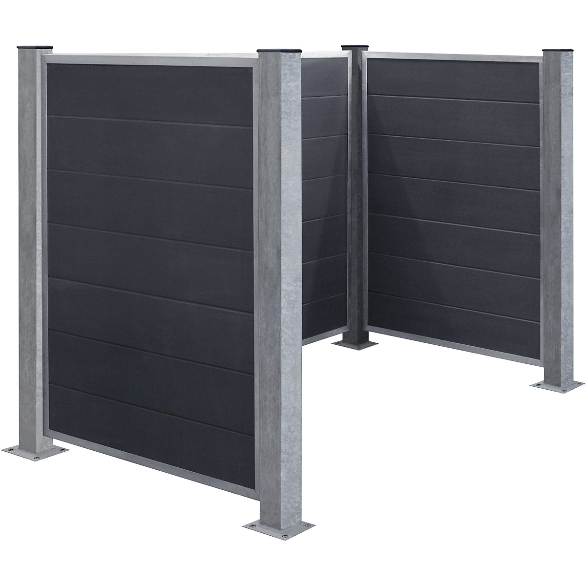 Séparation pour poubelles
