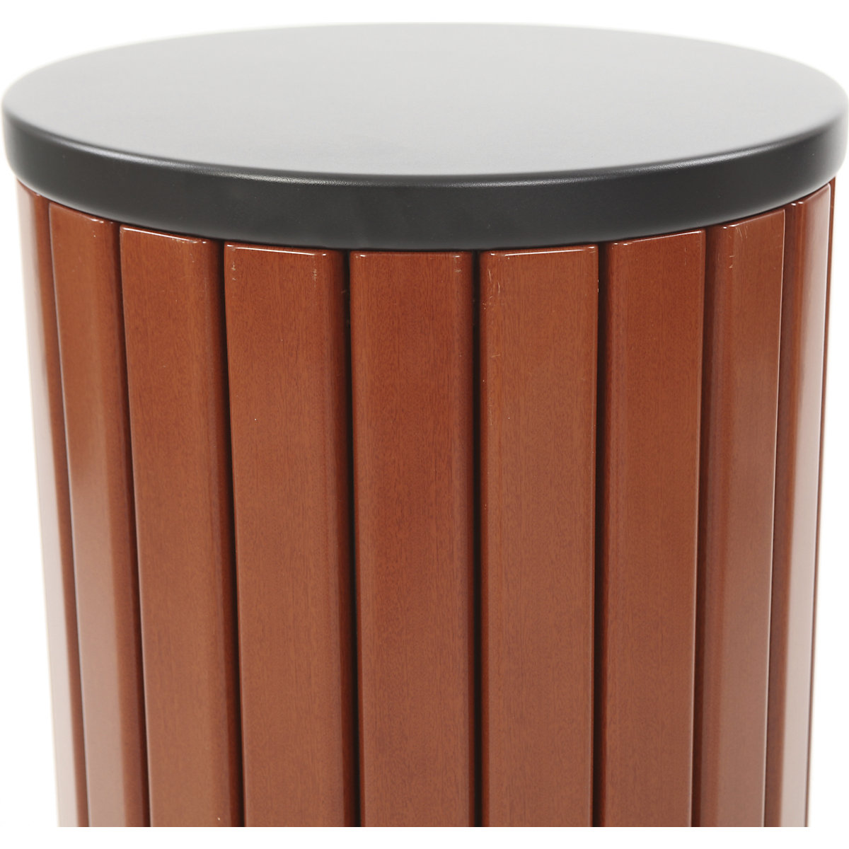 Collecteur de déchets d'extérieur façon bois (Illustration du produit 3)-2