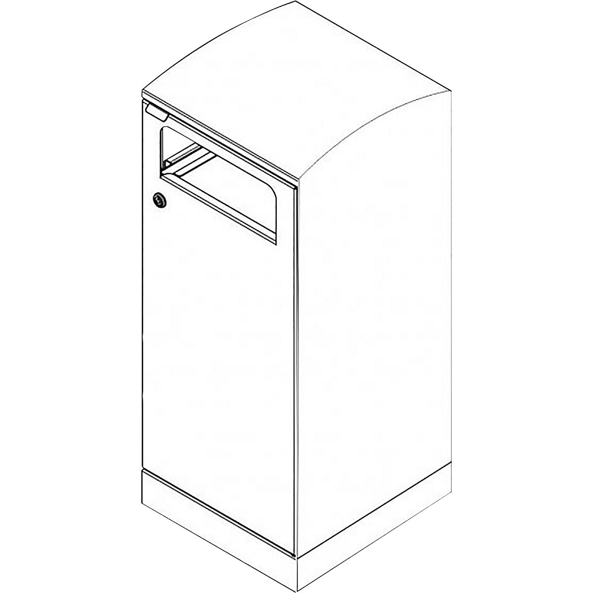 Collecteur de déchets d'extérieur (Illustration du produit 2)-1