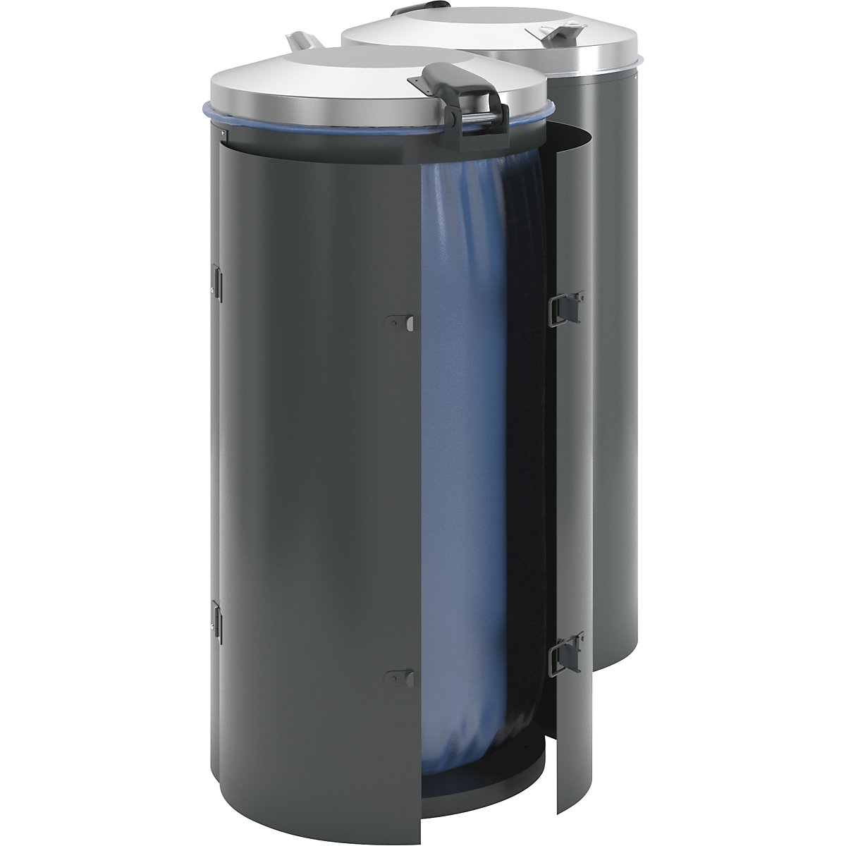 Collecteur de déchets en tôle d'acier – VAR