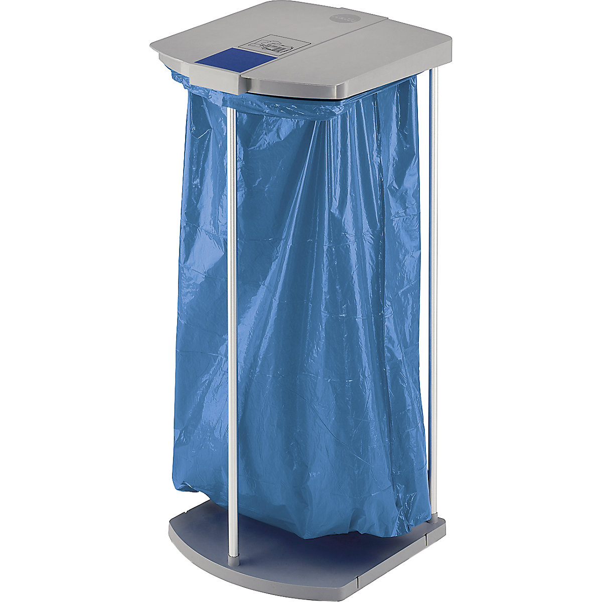 Support sac-poubelle avec 250 sacs-poubelle bleus – Hailo