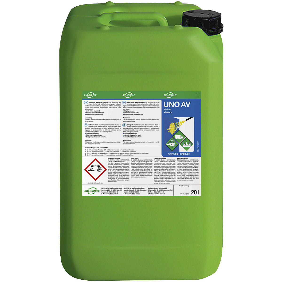 Nettoyant intensif UNO AV – Bio-Circle