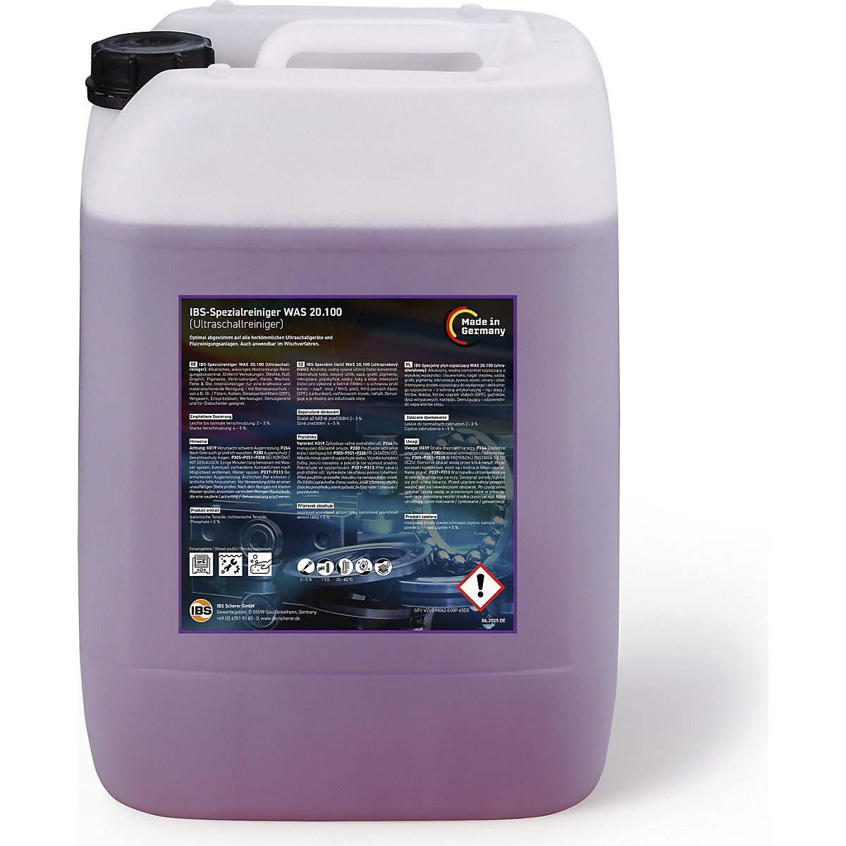 Produit nettoyant à ultrasons WAS 20.100 – IBS Scherer (Illustration du produit 7)-6