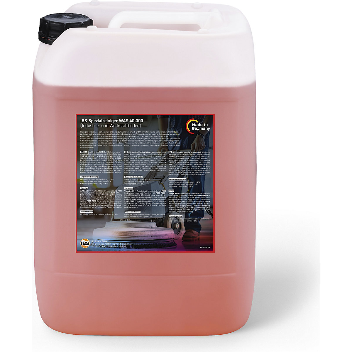 Produit nettoyant pour sols WAS 40.300 - IBS Scherer