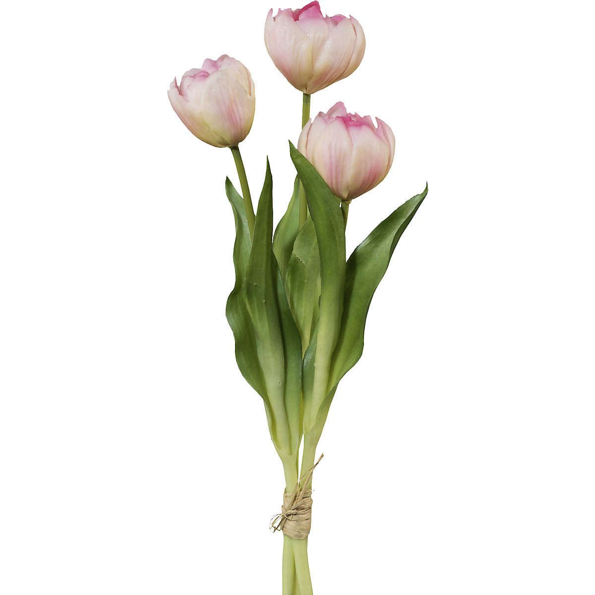 Ramo de 3 tulipas frisadas, toque real (Imagem do produto 2)-1