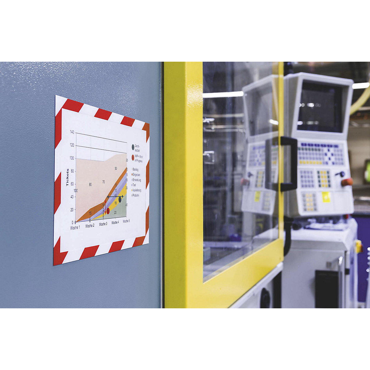 Caixilho de informação DURAFRAME® MAGNETIC SECURITY – DURABLE (Imagem do produto 4)-3