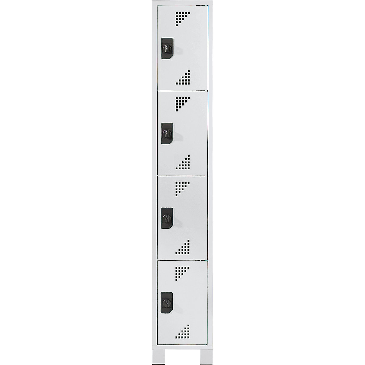 Armário de cacifos com 4 compartimentos Bremen – eurokraft pro (Imagem do produto 10)-9