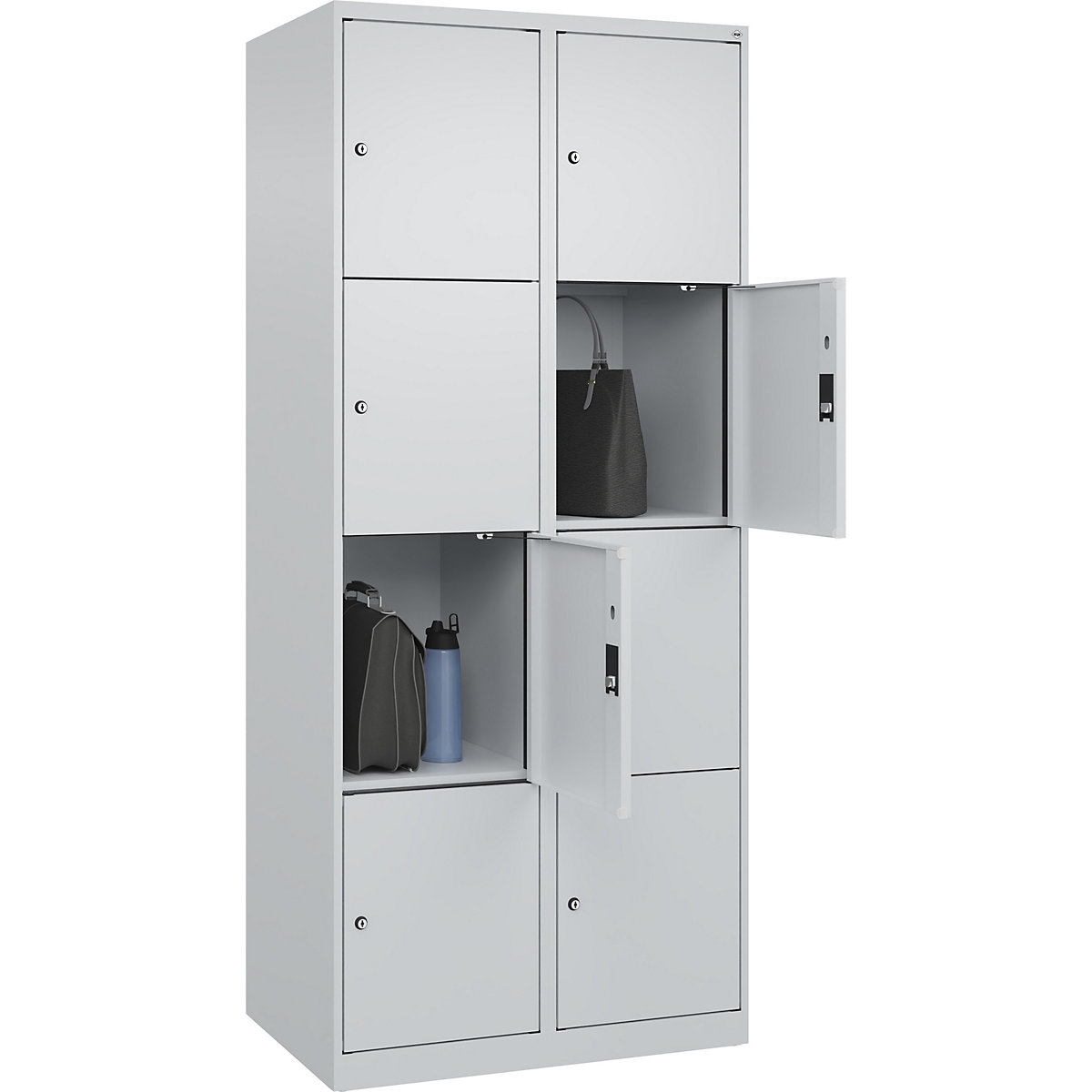 Armário de cacifos de 4 andares Evolo PLUS (Imagem do produto 3)-2