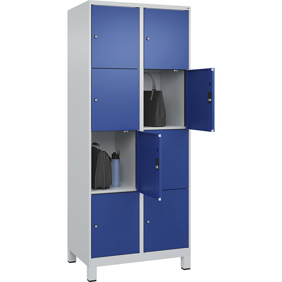 Armário de cacifos de 4 andares Evolo PLUS (Imagem do produto 3)-2