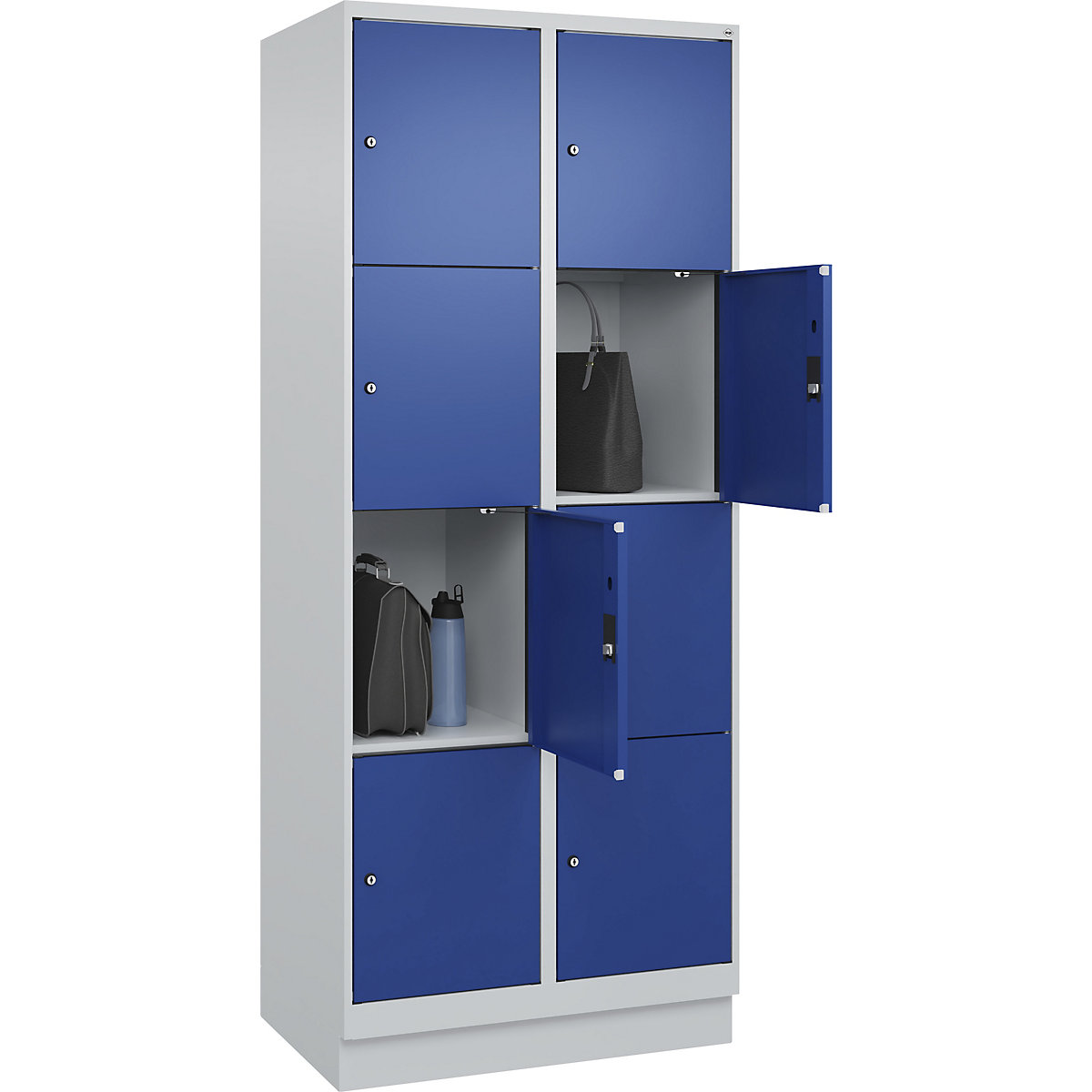 Armário de cacifos de 4 andares Evolo PLUS (Imagem do produto 3)-2