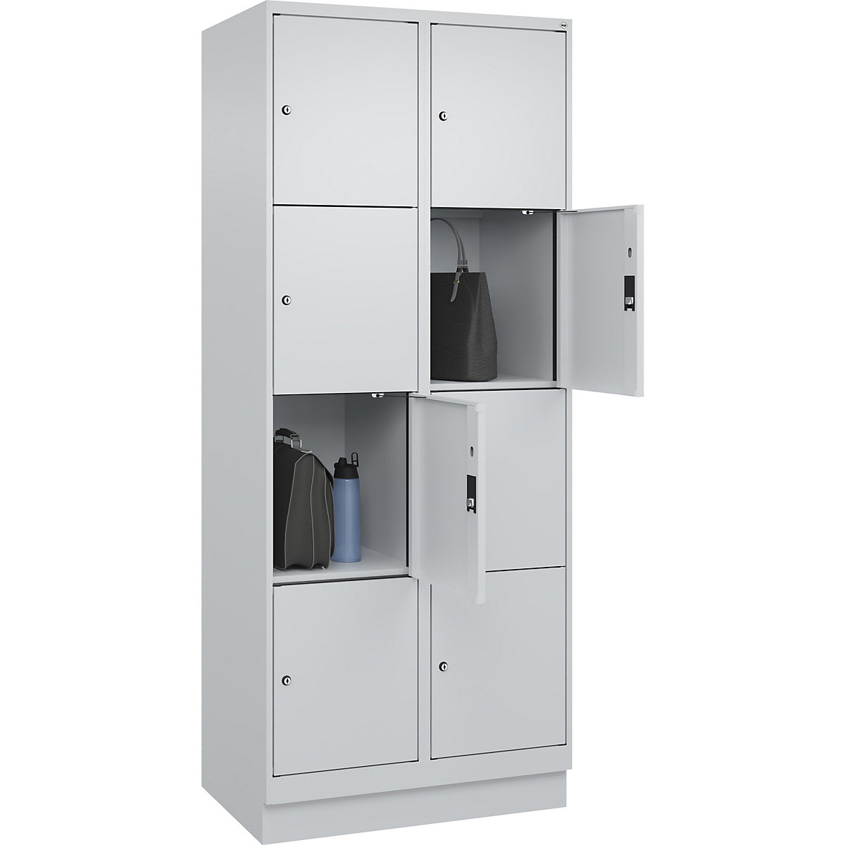 Armário de cacifos de 4 andares Evolo PLUS (Imagem do produto 3)-2