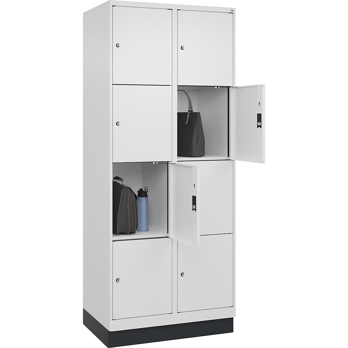 Armário de cacifos de 4 andares Evolo PLUS (Imagem do produto 2)-1