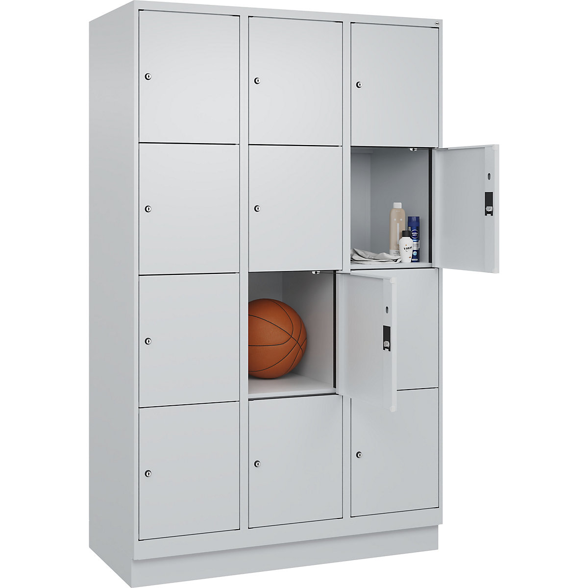 Armário de cacifos de 4 andares Evolo PLUS (Imagem do produto 3)-2