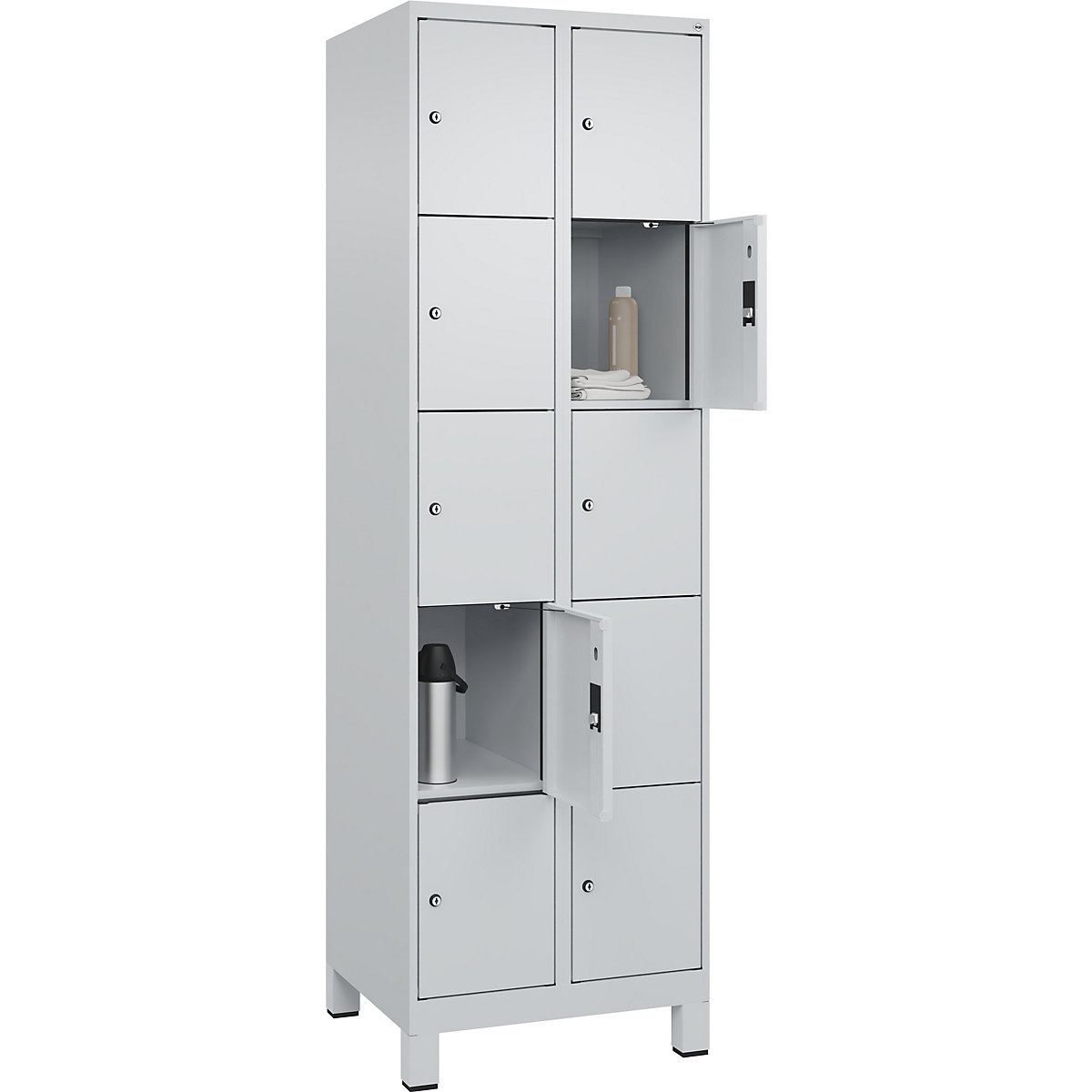 Armário de cacifos de 5 andares Evolo PLUS (Imagem do produto 3)-2