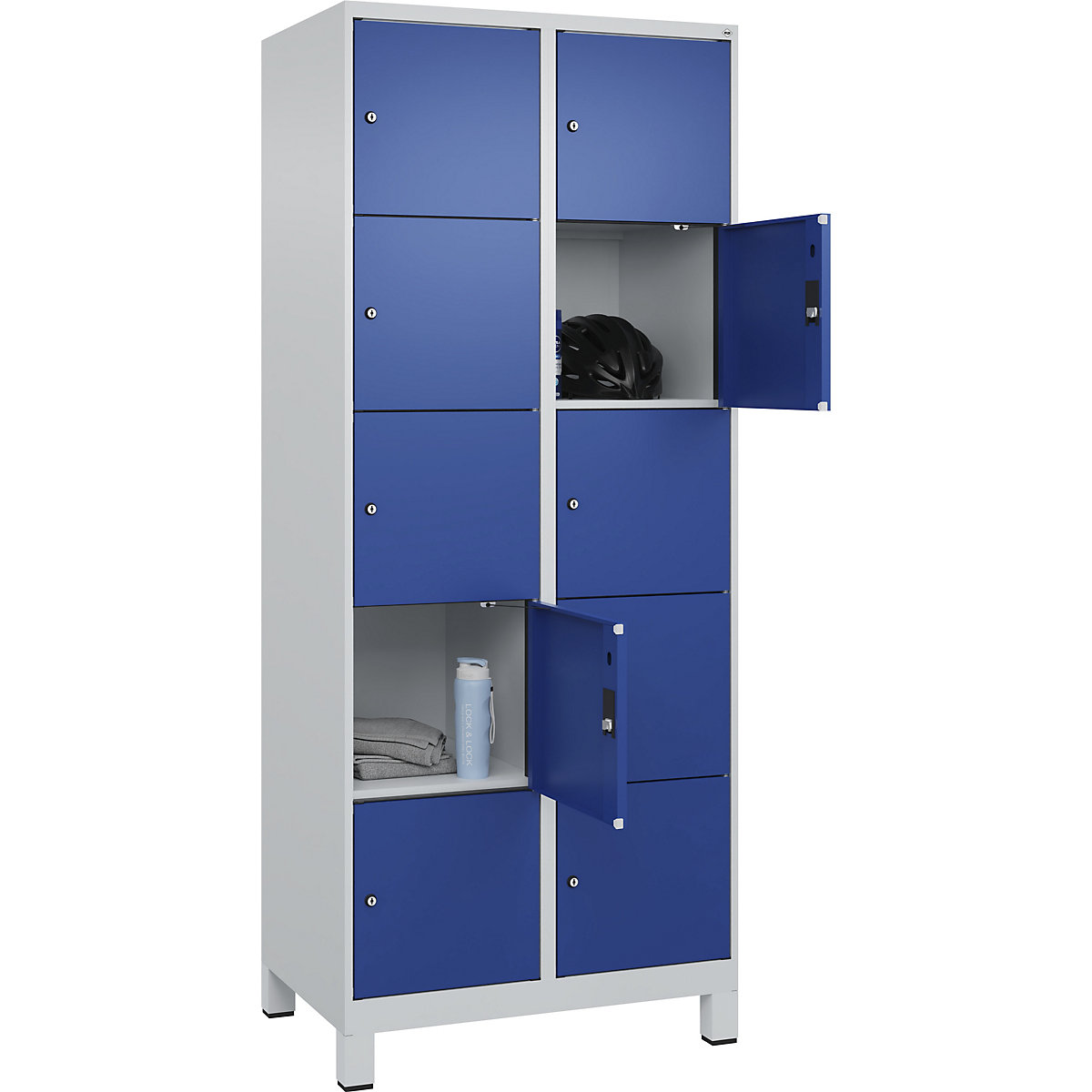 Armário de cacifos de 5 andares Evolo PLUS (Imagem do produto 2)-1