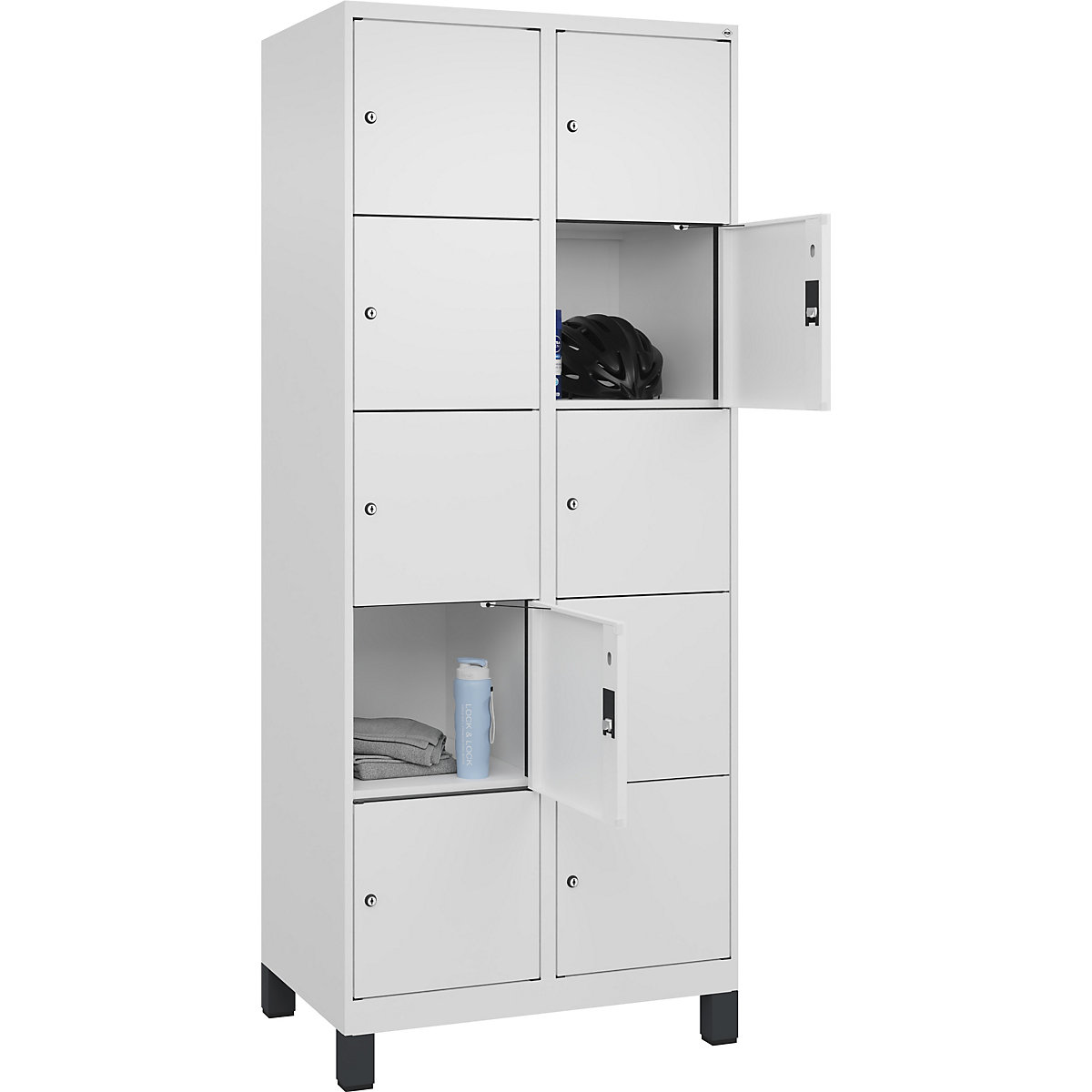 Armário de cacifos de 5 andares Evolo PLUS (Imagem do produto 2)-1