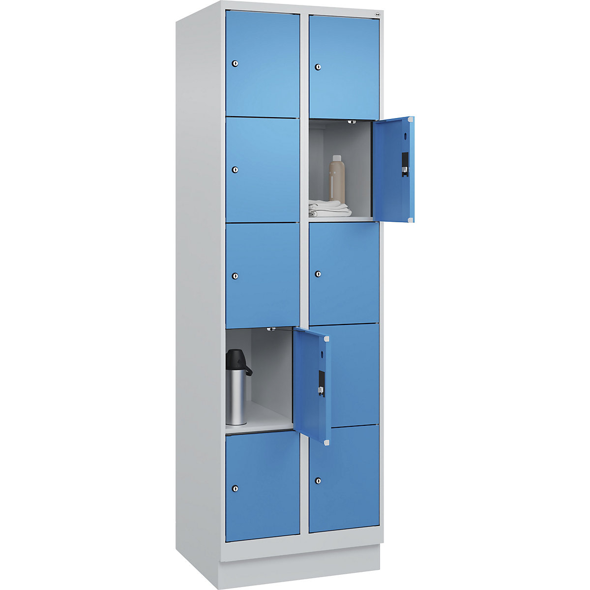 Armário de cacifos de 5 andares Evolo PLUS (Imagem do produto 3)-2