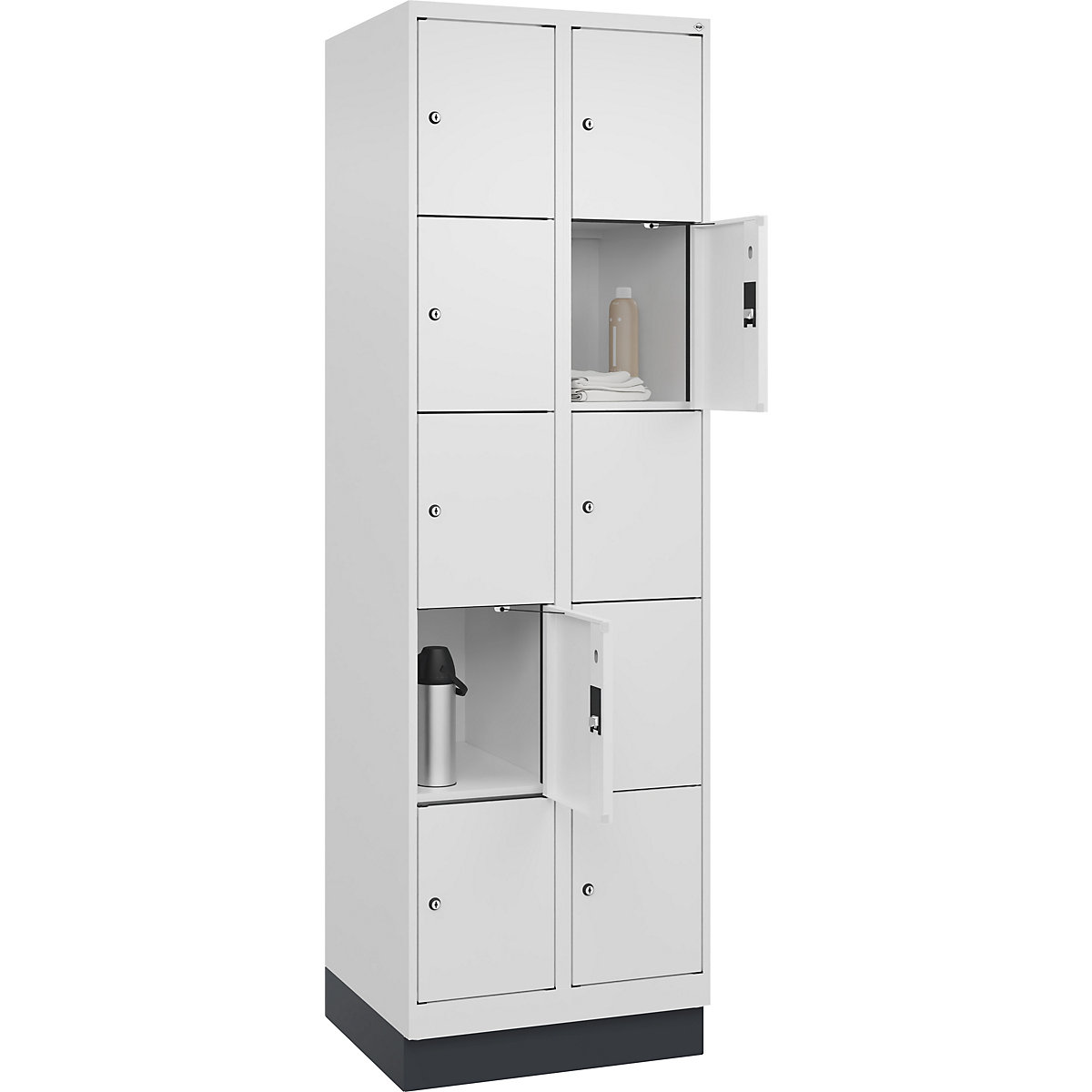 Armário de cacifos de 5 andares Evolo PLUS (Imagem do produto 3)-2