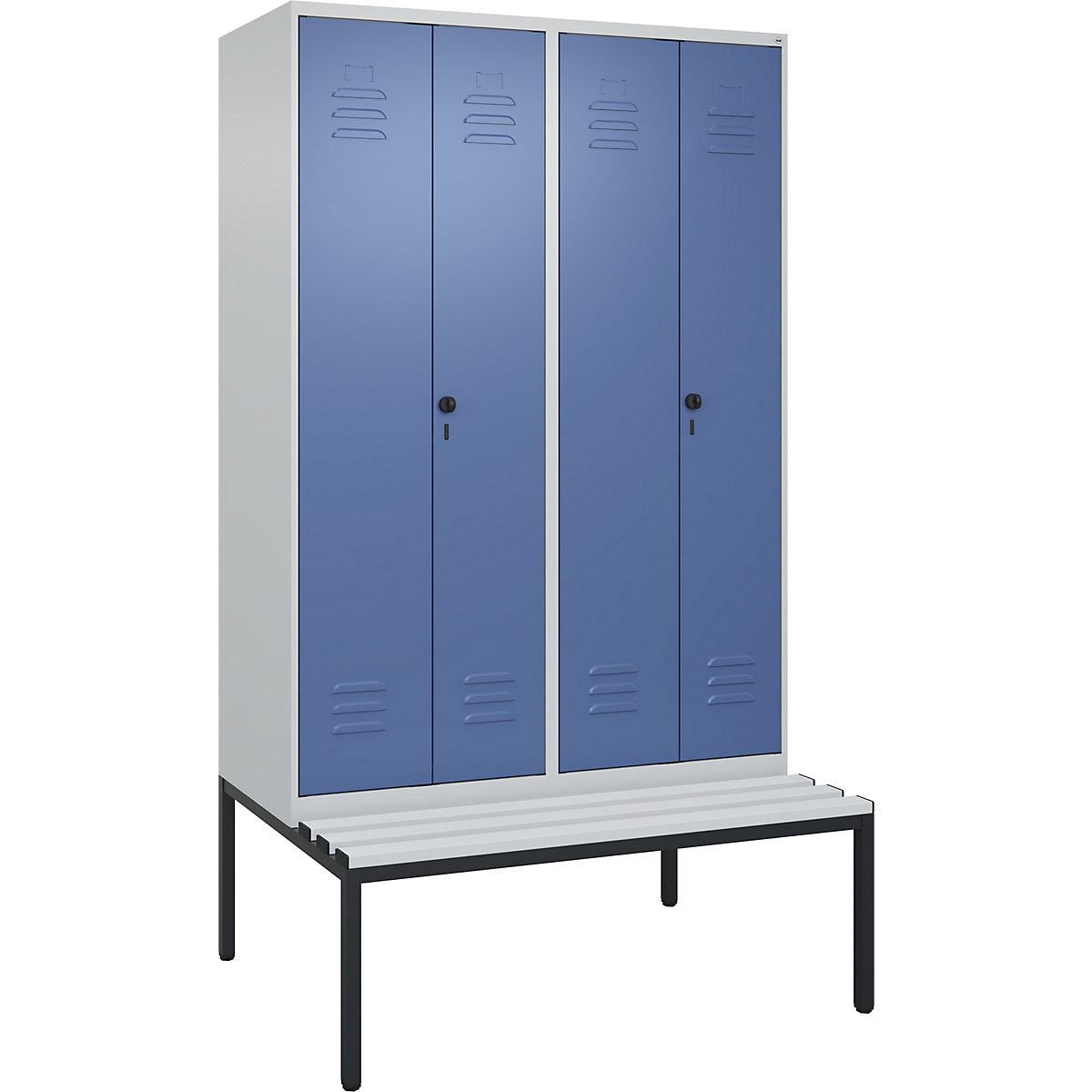 Cacifo com separação de roupa suja/limpa Classic PLUS com banco – C+P (Imagem do produto 2)-1