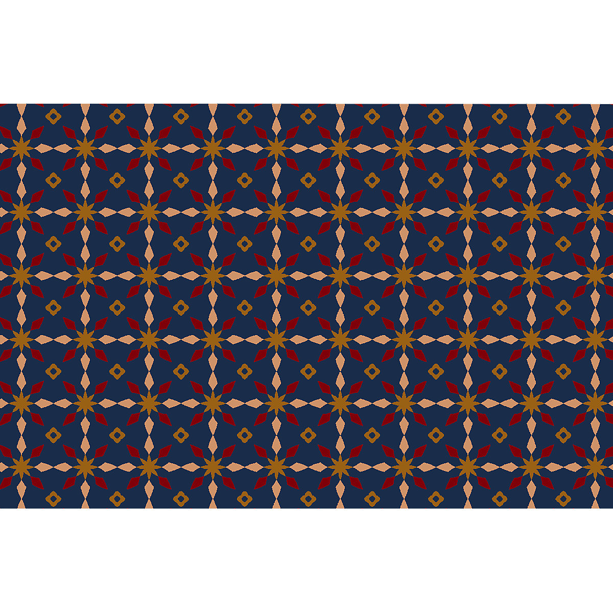 Esteira de retenção de sujidade – NOTRAX, Notrax Déco Design™, CxL 1800 x 1200 mm, azul/vermelho-13