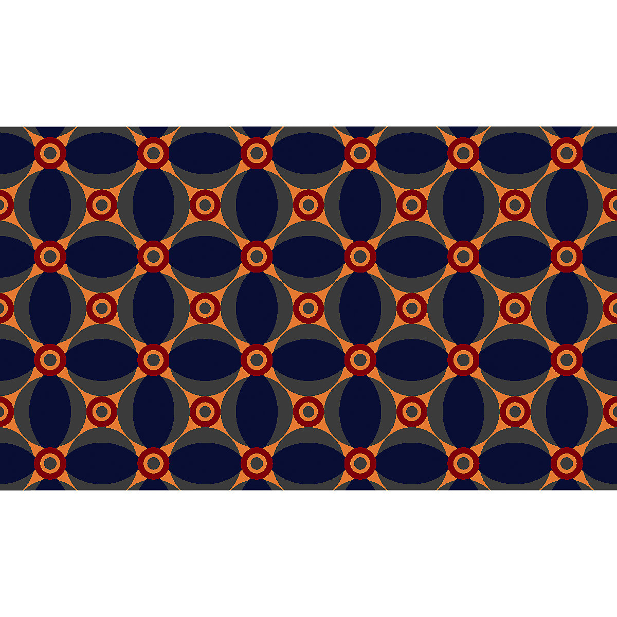 Esteira de retenção de sujidade – NOTRAX, Notrax Déco Design™, CxL 1500 x 900 mm, azul/laranja-8