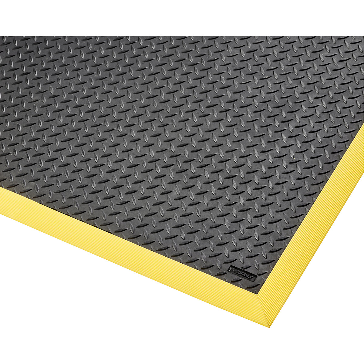 Esteira anticansaço Cushion Flex® – NOTRAX, CxL 2100 x 910 mm, preto/amarelo-16