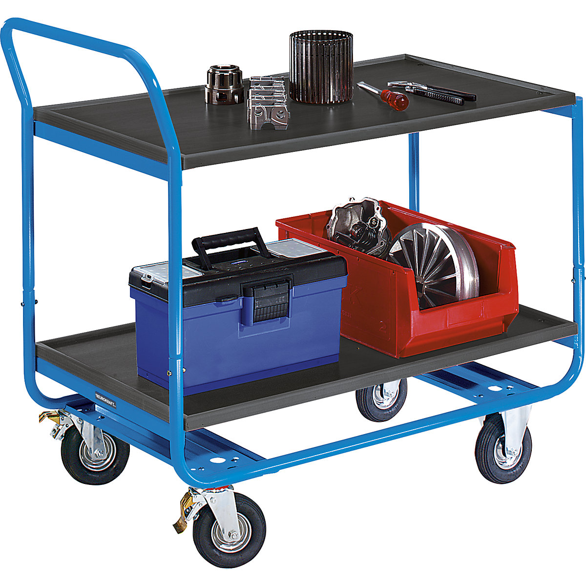 Mesa com rodas, capacidade de carga 150 kg – eurokraft pro (Imagem do produto 7)-6