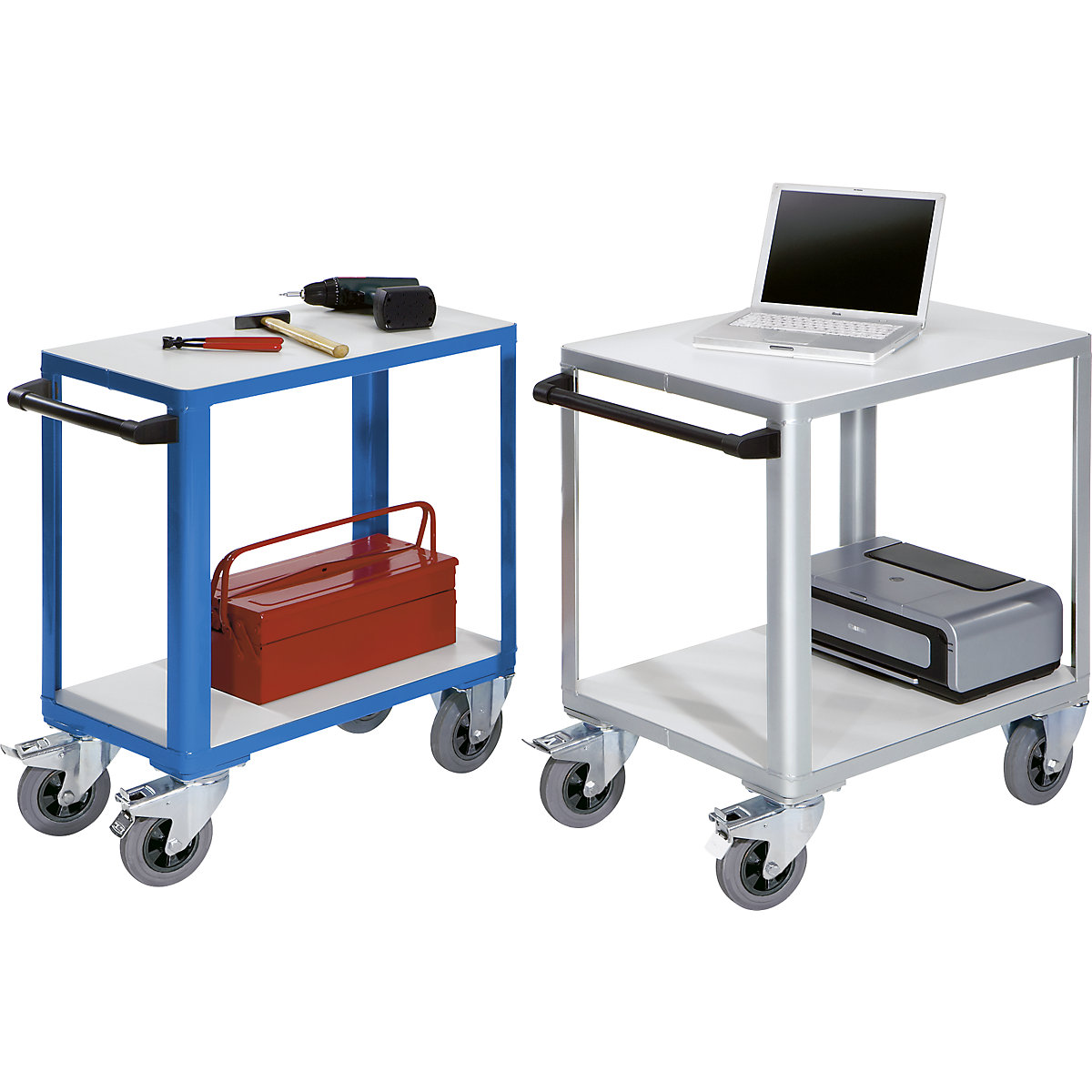 Mesa industrial com rodas – eurokraft pro (Imagem do produto 9)-8