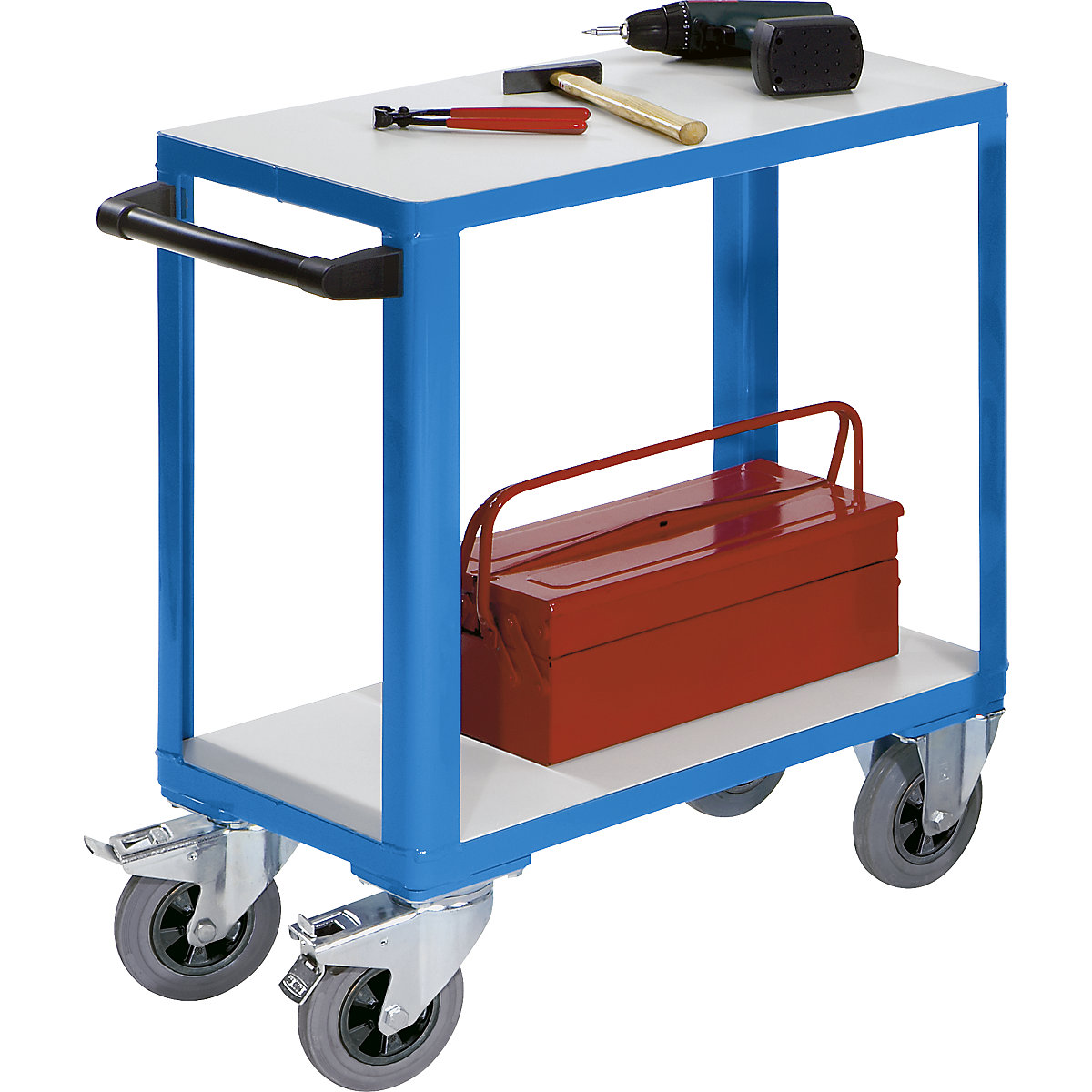 Mesa industrial com rodas – eurokraft pro (Imagem do produto 8)-7